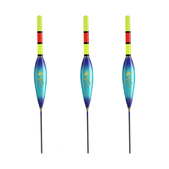 Yihuala 3Pcs Night Light Electronic Float Highly Sensitive Fishing Slippery Float LED Electronic Rock Fishing Float Enduring