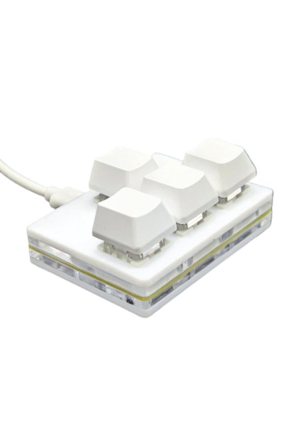4-Key Keypad WASD Arrows Keycaps Keyboard Single-Hand Mechanical Gaming Keypad Programmable USB Customized Keyboard