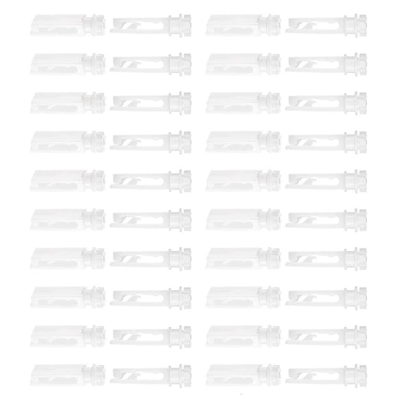 Yihuala 40/80Pcs Curtain Hanging Roller Curtain Rod Rails Pulleys with Hooks Drapery Track Wheel for Seamlessly Window Dressings