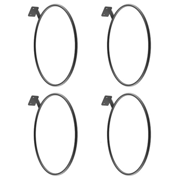 Yihuala 4Pcs Metal Sports Ball Exhibition Rack Wall Mount Soccer Display Rack Metal Universals Ball Display Stand Enduring
