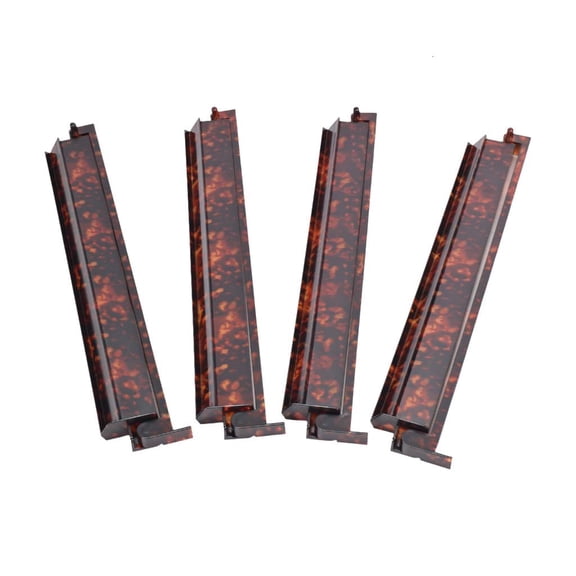 Yihuala 4Pieces ABS Mahjong Tiles Rack Pusher Tool 17.5 Inch Standard Size For Indoor And Outdoor