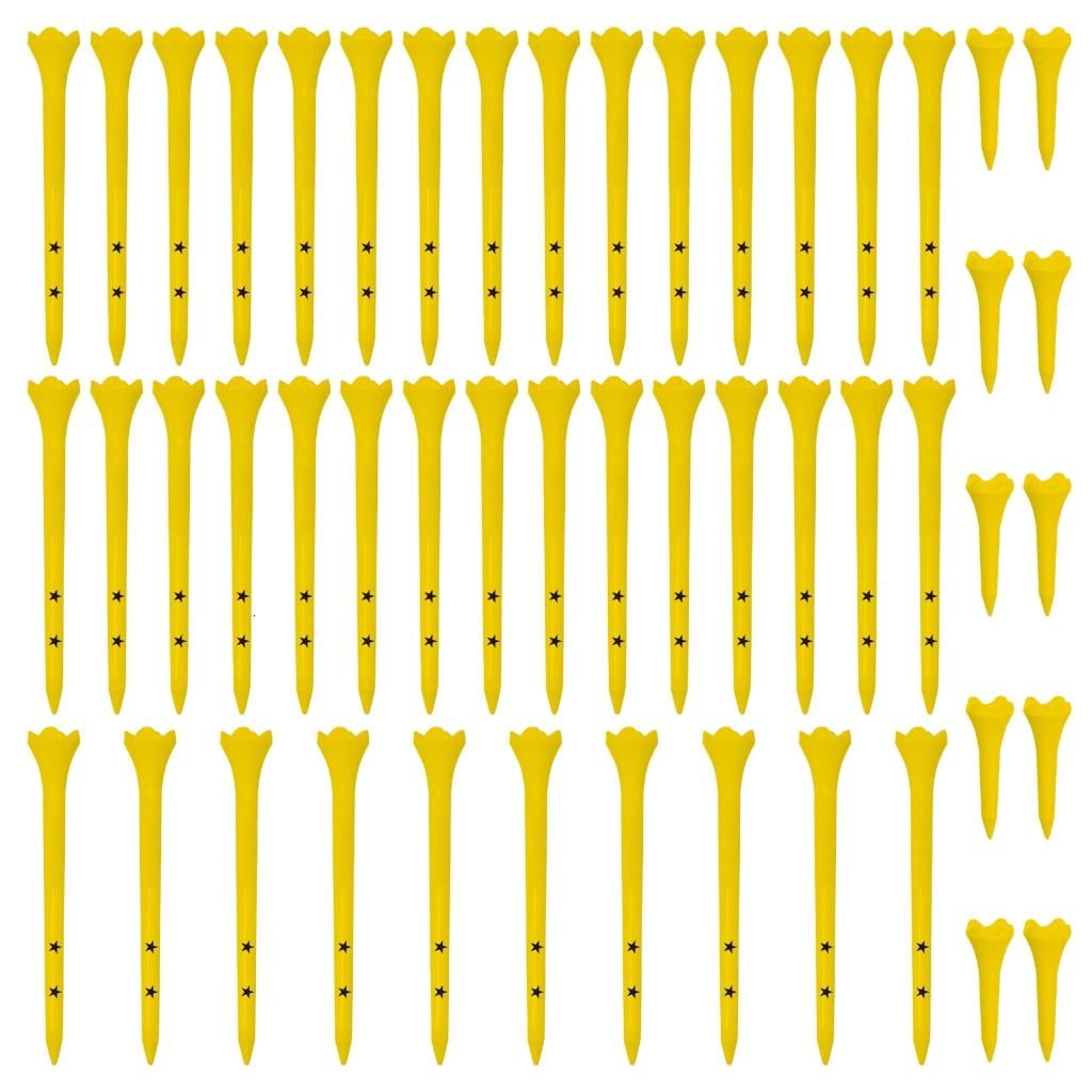 Yihuala 50Pcs Golfs Tees Replacement Golfs Balls Stand Unbreakable Long Short Golfs Training Practice Tees for Women