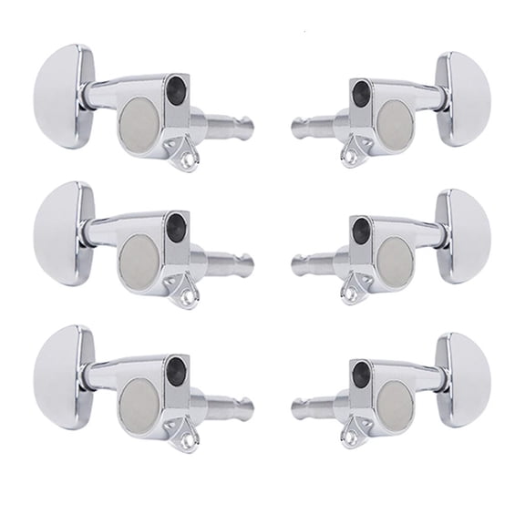 Yihuala 6Pcs 3L3R Guitar Machines Head Knobs Tunings Sealed Guitar String Tunings Pegs for Acoustics or Electric Guitar
