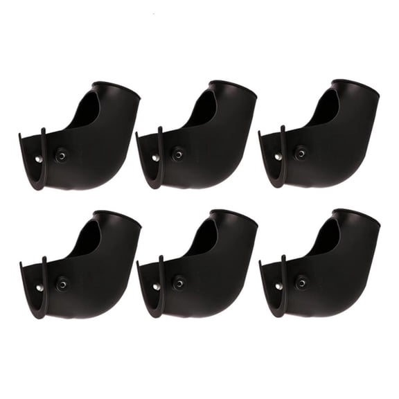 Yihuala 6Pcs Billiard Baskets Pool Table Pocket Pool Table Bag Liners Billiards Pool Rubber Pockets Corner Liners