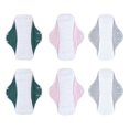 thumbnail image 1 of Yihuala 6Pcs Soft Cottons Washable Sanitary Pad For Sensitive Skin Available In 4 Lengths For Customized Protections, 1 of 20