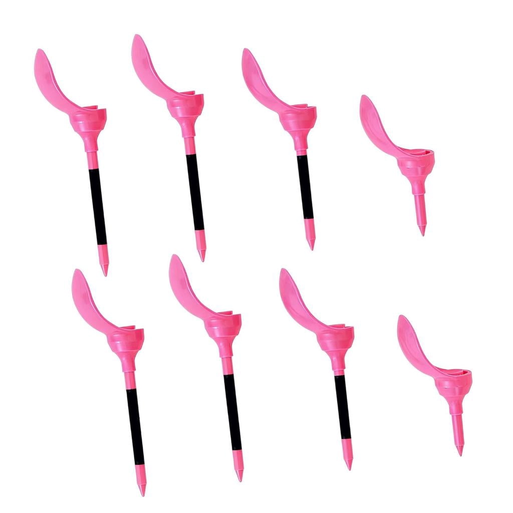 Yihuala 8Pcs/pack Golfs Tees for Driver Training, Golfs Training Tees Low Resistance More Distance Consistent Height