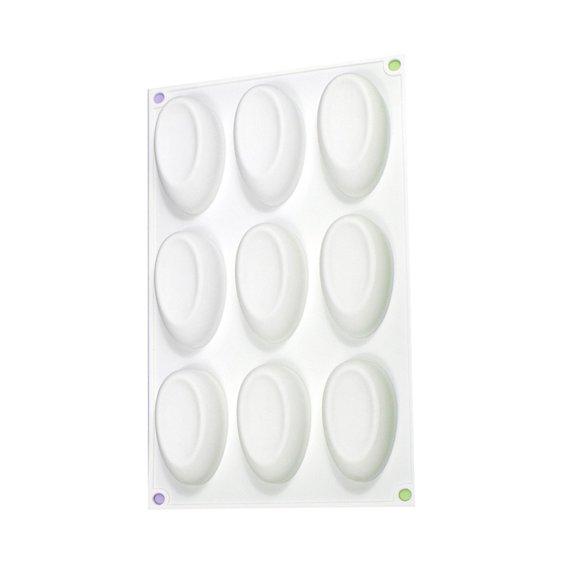 Yihuala 9 Cavity DIY Half Eggs Baking Mold Birthday Cookie Tools Cake Decorating Tools