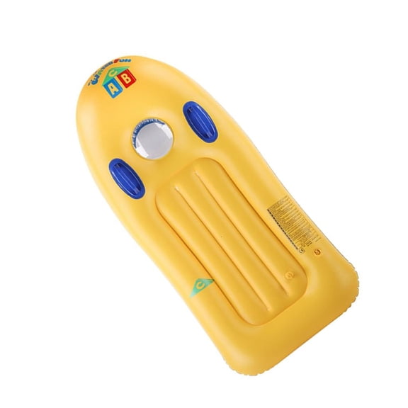 Yihuala Air Surf Mat For Extra Wide Base Design Premium PVC Construction Enhanced Buoyancy Control Visible Yellow Color