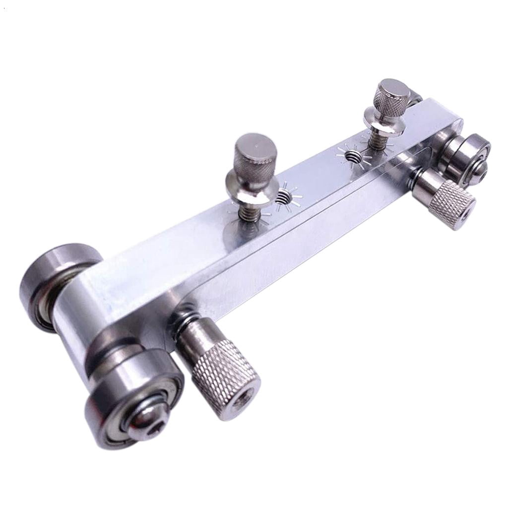 Yihuala Aluminum Alloy High Strength Guitar Bridge Saddle Grinding Luthier Tool, Adjustable Guitar Nut Sander for Bass