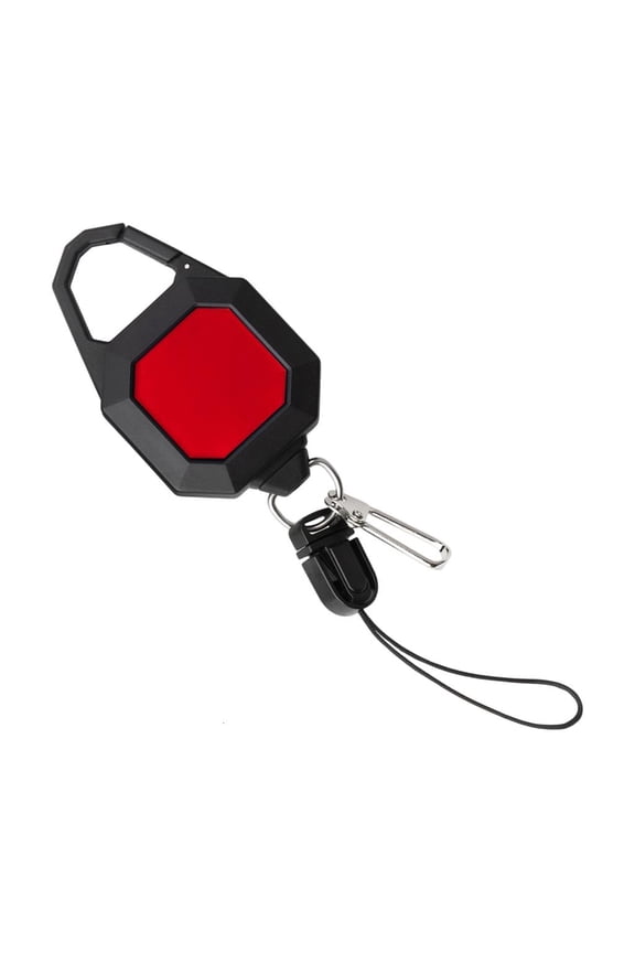 Anglers Fishing Tool Equipment Locking Retractor with 26inch Cord 6oz Fly Fishing Retractor Retractable Keychains