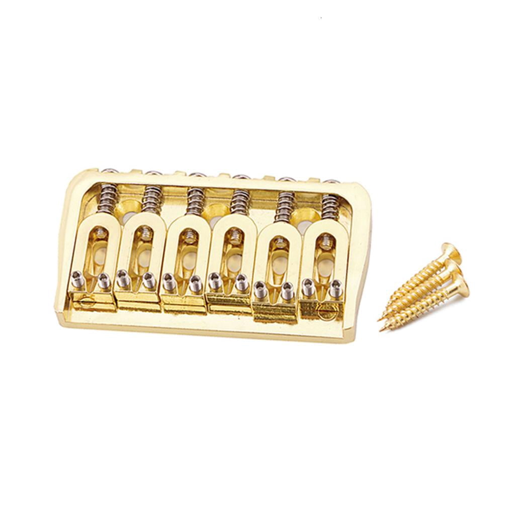 Yihuala Anti-rust Handed Flat Saddle Single Tremolo Bridge for 6/7 String for Electric Guitar Parts