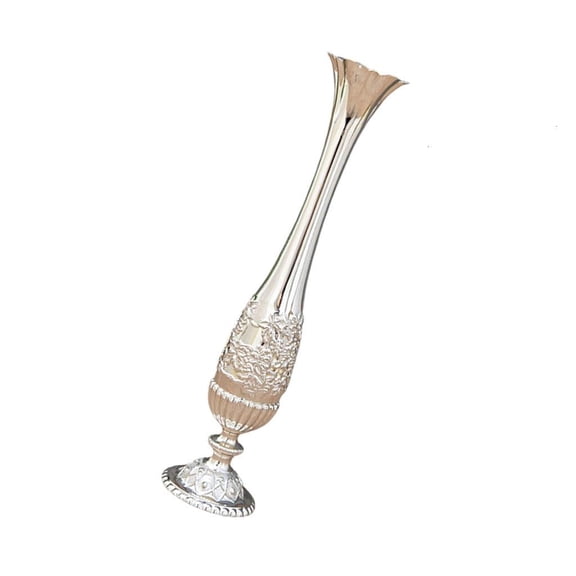 Yihuala Artistic Metal Buds Vases With Delicate Engravings For Flowers Arrangement And Home Centerpieces Decors