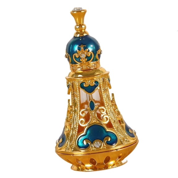 Yihuala Artistic Middle East Design Glass Bottle For Perfumes And Oil Refilling Empty Essential Oils Dispenser
