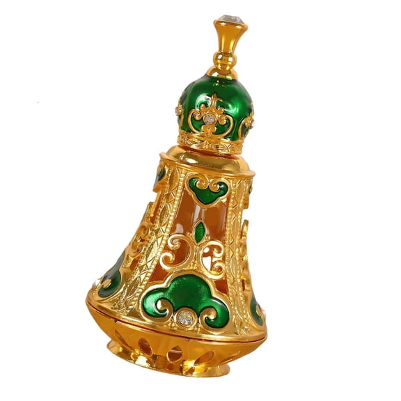 Yihuala Artistic Middle East Design Glass Bottle For Perfumes And Oil Refilling Empty Essential Oils Dispenser