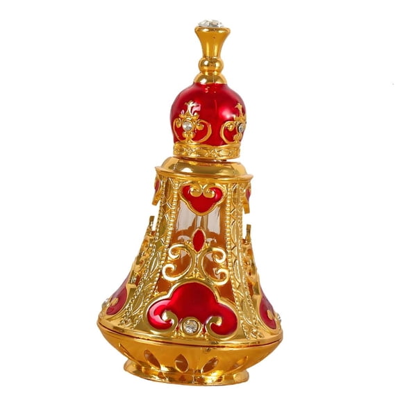 Yihuala Artistic Middle East Design Glass Bottle For Perfumes And Oil Refilling Empty Essential Oils Dispenser