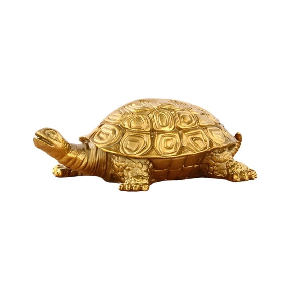 Yihuala Artistic Stacking Turtle Sculpture in Premium Brass Materials Ideal for Living Room Decor and Spiritual Collection