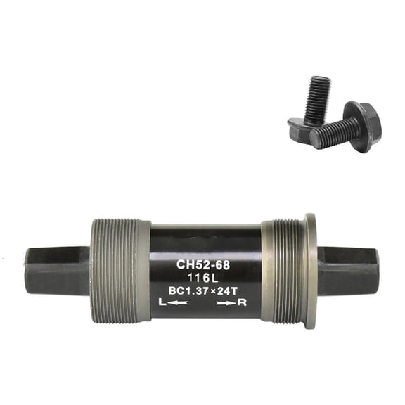 Yihuala Bicycles Seal Bottom Bracket Square Tapers Metal Bearing Bottom Bracket with Screw for Mountain Bike