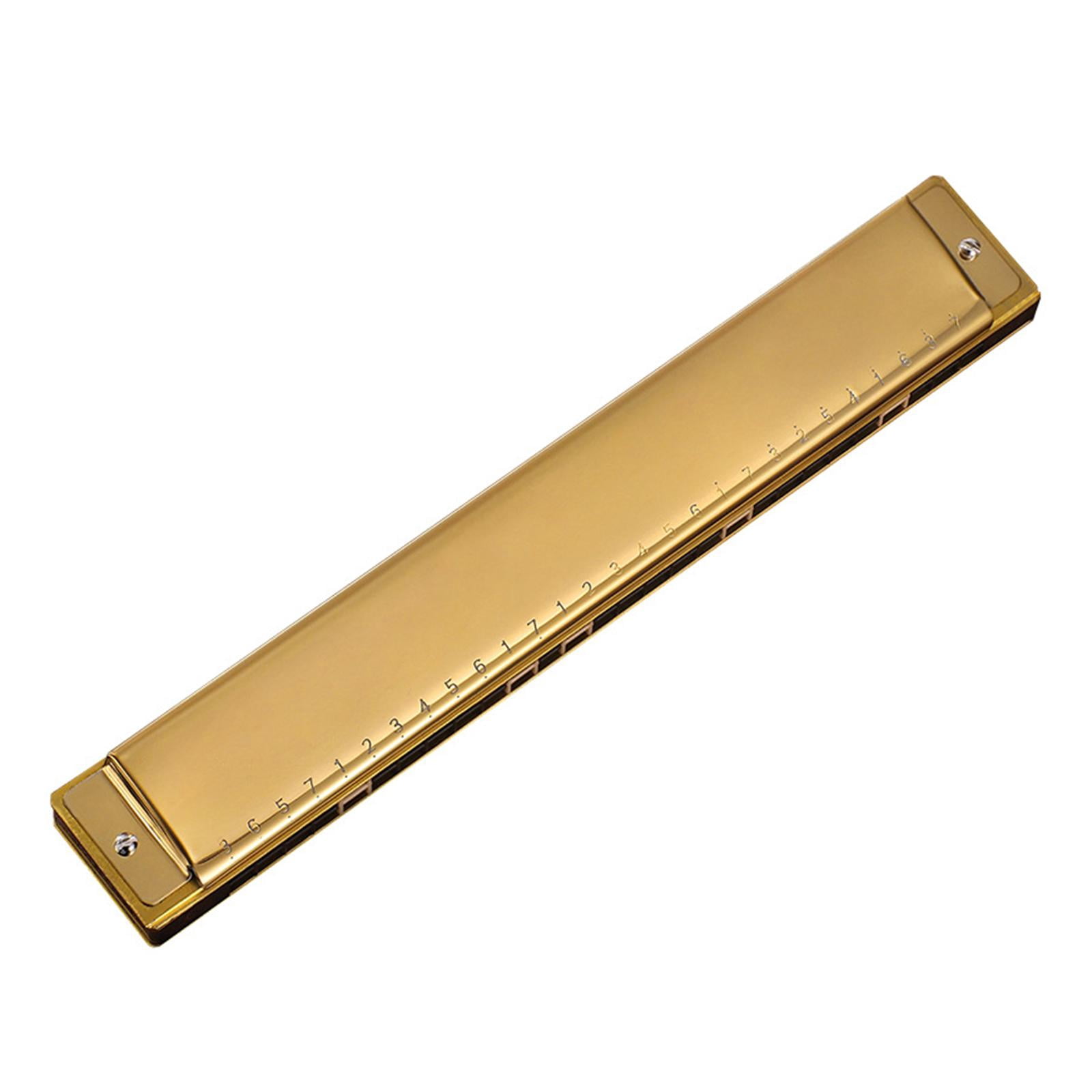 Yihuala Blues Harmonica in C, 28 Holes Blues Harp Diatonic Harmonica, Mouth Organ Harmonica in Polyphonic C For Adult, Beginners