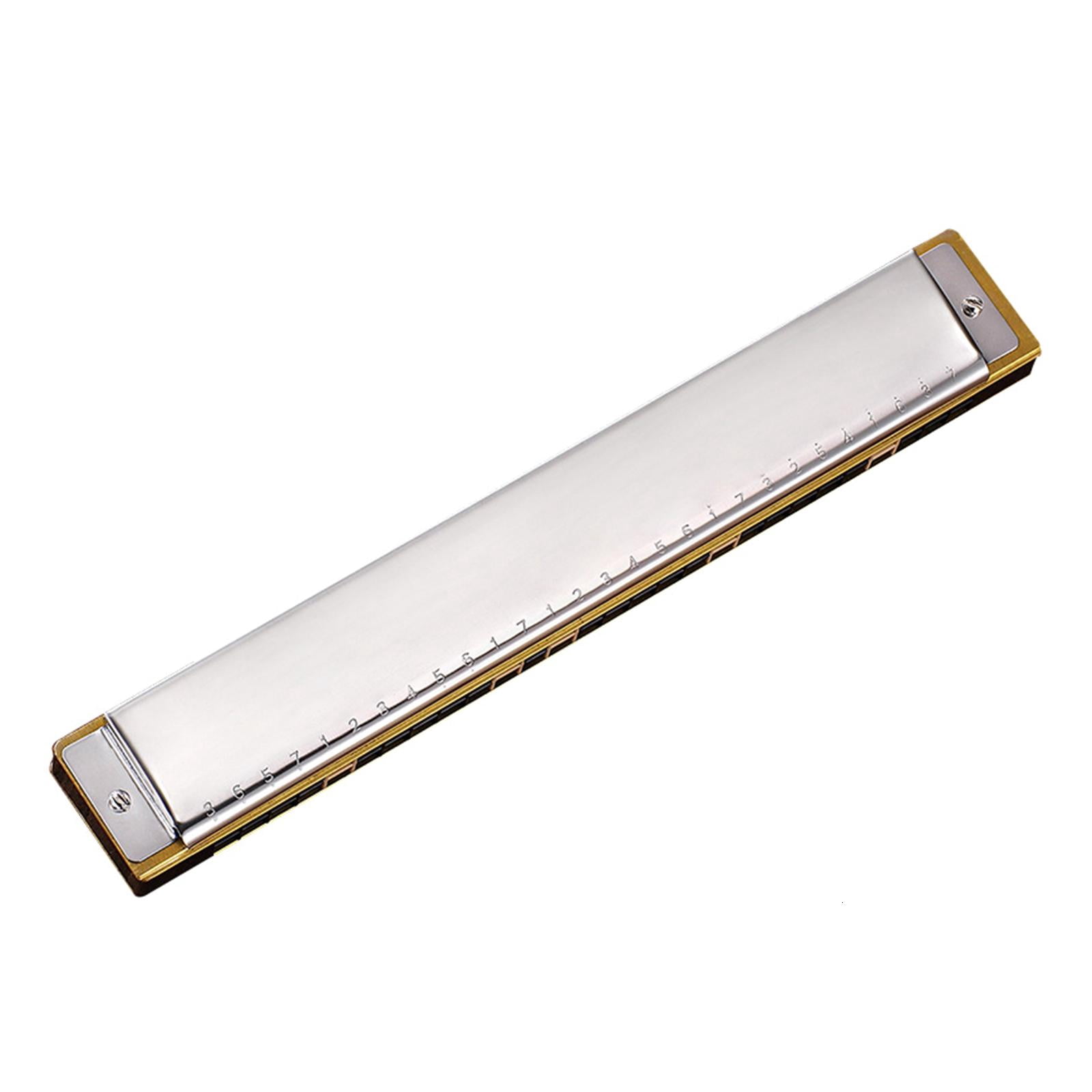 Yihuala Blues Harmonica in C, 28 Holes Blues Harp Diatonic Harmonica, Mouth Organ Harmonica in Polyphonic C For Adult, Beginners