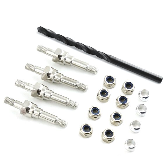 Yihuala Bracket Fixing Screws Carbon Steel Car Spare Parts Easy Installs for 1/5 1/7 1/8 1/10 for Cars