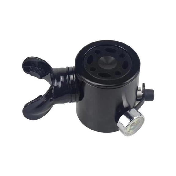 Yihuala Breathing Valves Head Diving Regulator Breather with Gauge Breathing Tube Diving Regulator for Diving Underwater