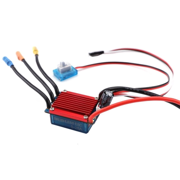 Yihuala Brushless ESC 35A Brushless Motor And Esc 1/16 1/18 1/20 Sensorless Brushless Motor Brushless ESC 25A