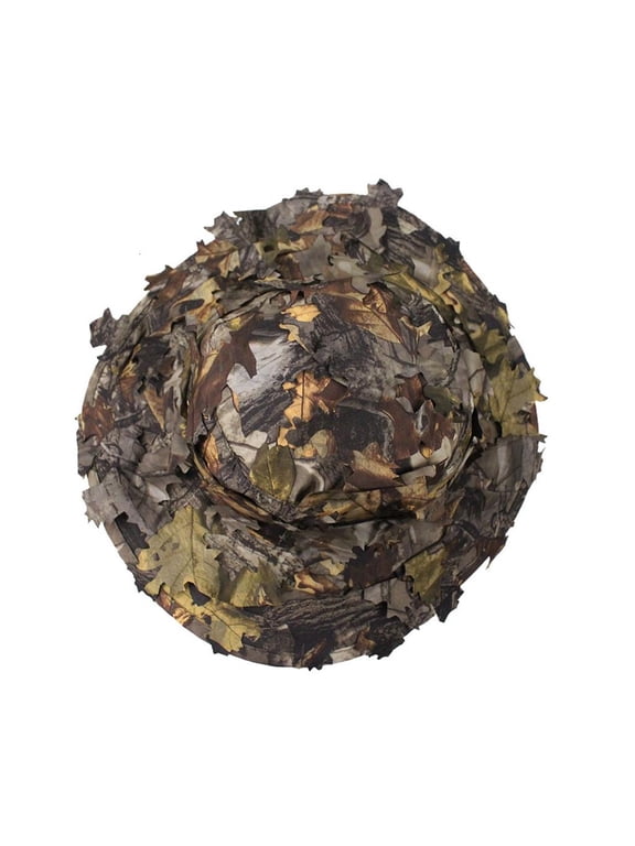 Bucket Hat Camouflage Color for Leafy Fisherman Hat Outdoors Hat for Birdwatching Camping