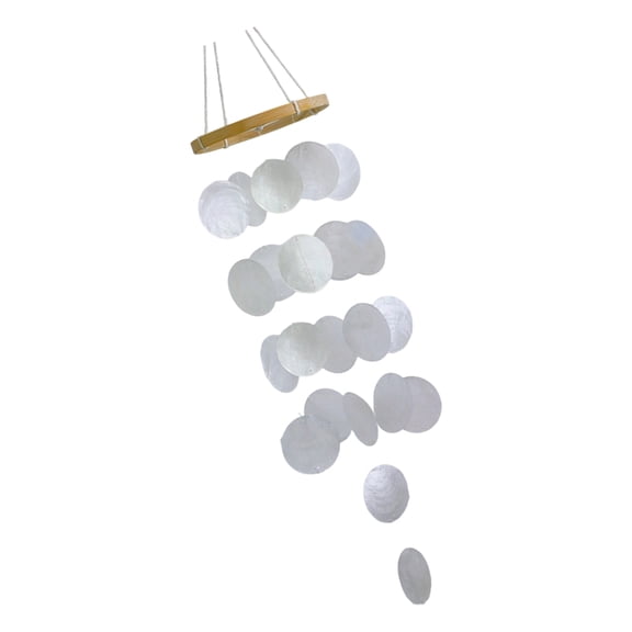 Yihuala Capiz Shell Hanging Decors Set for Window Balconies Bedroom Living Room Display