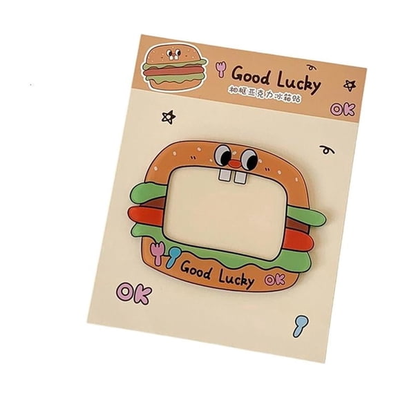 Yihuala Cartoon Fruit Shape Acrylic Frame For Fridge Door Easy Change Photos Card Memos Home Organization