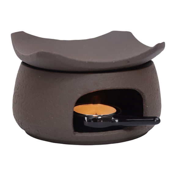 Yihuala Ceramic Fragrances Diffuser with Tealight Holder for Tea Table Decors Meditating