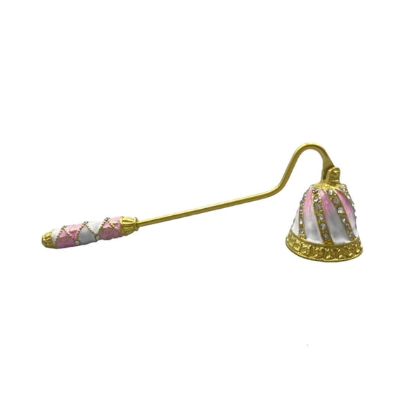 Yihuala Classical Retro Snuffer Tool For Aromatherapies Protective Metal Enameled Extinguishing Accessories