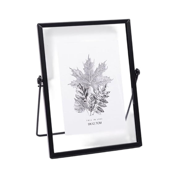 Yihuala Clear Glass Pressed Flower Frame Tabletop Artwork Photo Frame for Home Decoration And Art Display Easy to Use