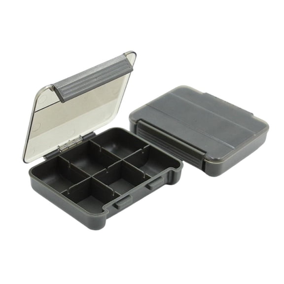 Yihuala Clear Lid Tackle Box Multi Compartment Fishing Baits Hook Storage Container Case Fishing Accessory Storage Box