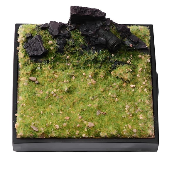 Yihuala Colorful 1:64 Scale Resin Miniature Display Stand Simulation Scene Dioramas Base For Tabletop Decors And Model Showcases