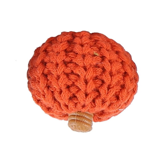 Yihuala Colorful Small Knit Pumpkins Crocheted Decors for Weddings and Home Settings Table Sitter Photo Props