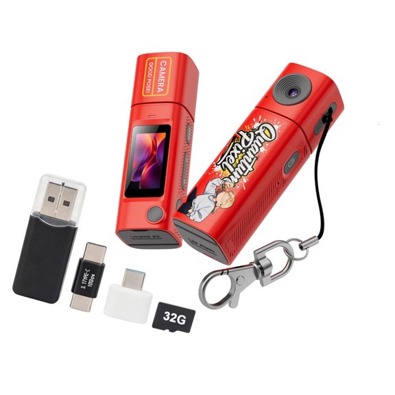 Yihuala Compact 2K Resolution Camera With Adjustable Lens And 400mAh Battery Perfect For Travel
