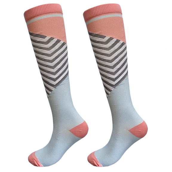Yihuala Compression Soccer Socks Marath0n Running Knee High Socks Sports Socks Golf Football Socks