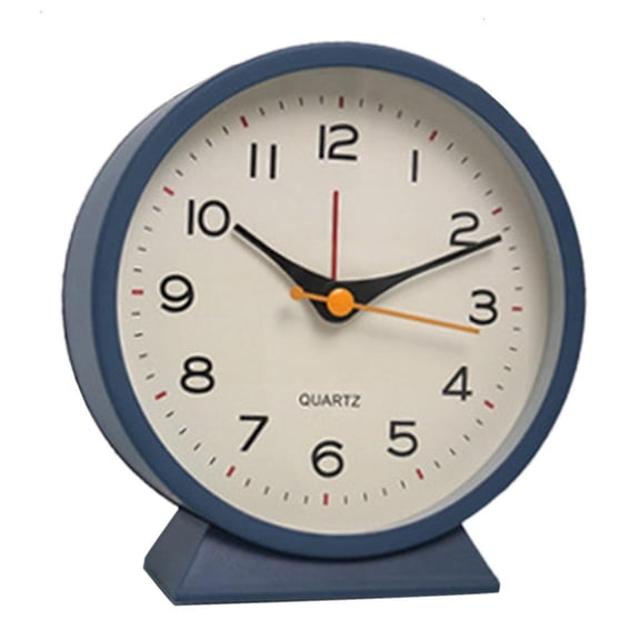 Yihuala Contemporary Tabletop Bedside Clock with Clear Numbers Accurate Timekeeping SnoozeFunction Holiday Small Desk Decor