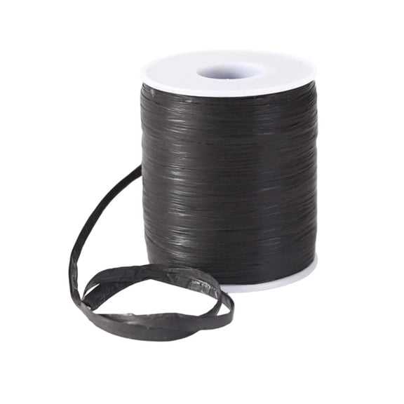 Yihuala Cotton Straw Fiber Weaving Cord for Crochet and Bag Making, Flat Ribbon Braiding Rope for Weaving and Handmade Project Work Use
