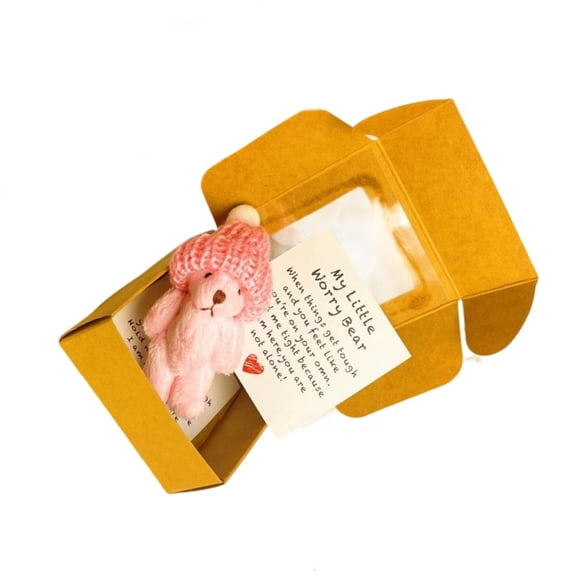 Yihuala Cuteness Miniature Bear In Elegant Box Portable Plushes Toy For Parties And Event For Birthday Party