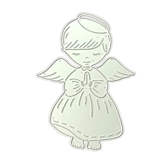 Yihuala DIY Art Mold 3D Metal Cutting Die Culture Lightweight Necessary DIY Tool Carbon Steel Molds Relief Style Angel Girl