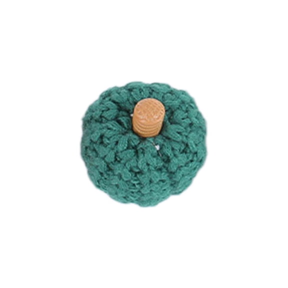 Yihuala Decorative Small Pumpkins Crocheted Vegetable, Knit Craft Displays for Thanksgiving and Photo Props