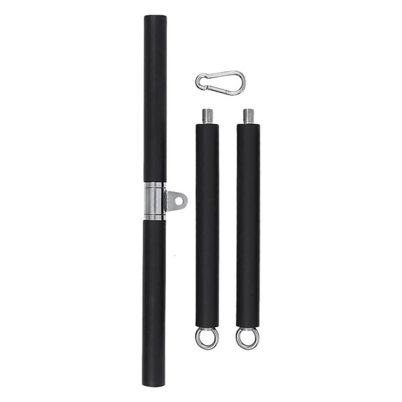 Yihuala Detachable Fitness Pull Down Rod Homes Gym Pulley Cable Machine Attachment Back Strength Workout Handle Enduring