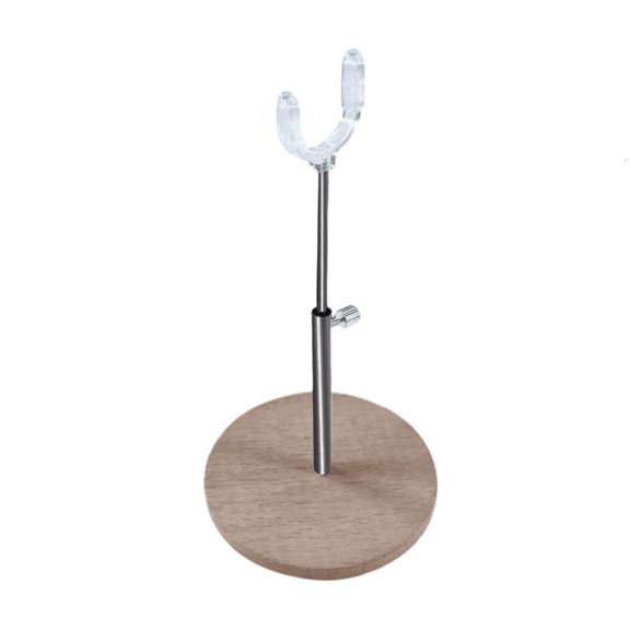 Yihuala Display Stand Adjustable Lift Mechanism and Wooden Base for Quick Setup Adjustable Height