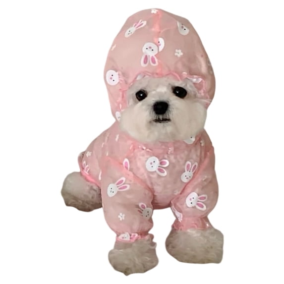 Yihuala Dog Jumpsuit Apparel Mesh Cloth Clothing Pullover Coat Pink ...