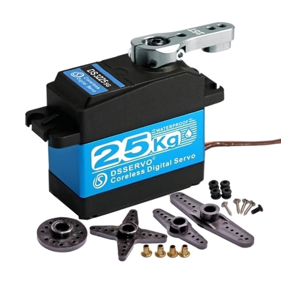 Yihuala Drive Servo Digital Servo Engine Full Scaled Assembly Model Kits for 1:8 1:10 Scaled Model Vehicle for