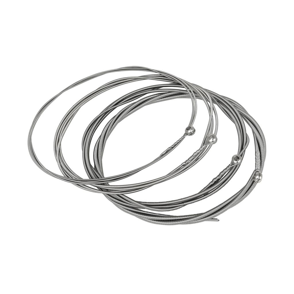 Yihuala Electric Bass Guitar Strings Replacement 4/5-String Bass Bright String Stable Sound Hexagonal Carbon Steel Bass Strings