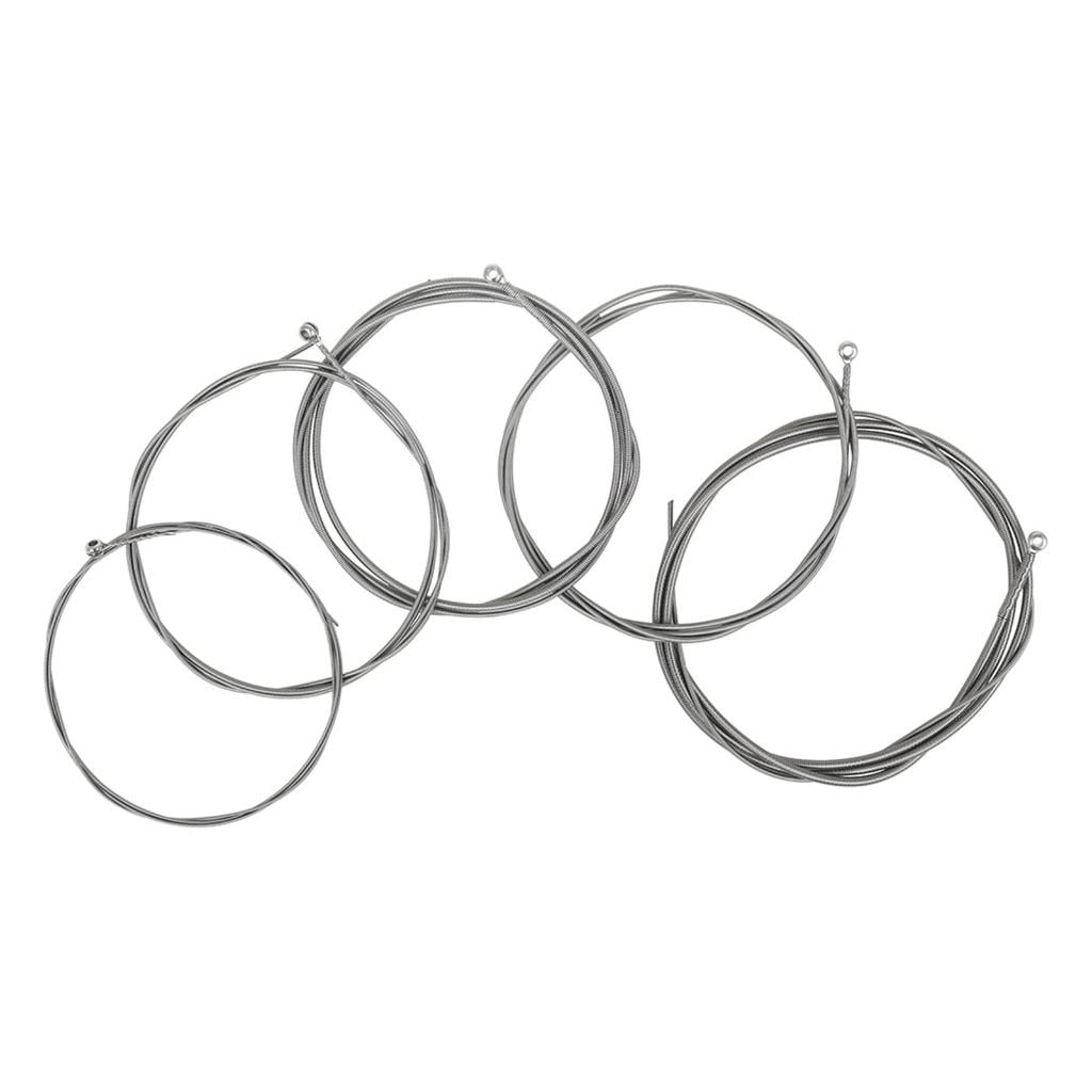 Yihuala Electric Bass Guitar Strings Replacement 4/5-String Bass Bright String Stable Sound Hexagonal Carbon Steel Bass Strings
