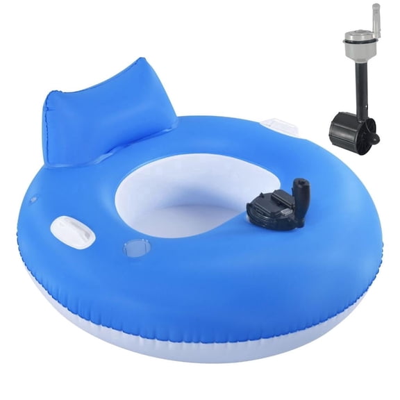 Yihuala Electric Pool Float with 1 Powerful 66W Motors, Inflatable round pool float, Remote Controlled Floating Chair