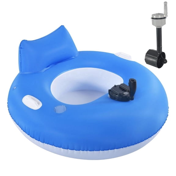 Yihuala Electric Pool Float with 2 Powerful 66W Motors, Inflatable Pool Lounge Chair, Remote Controlled Floating Chair